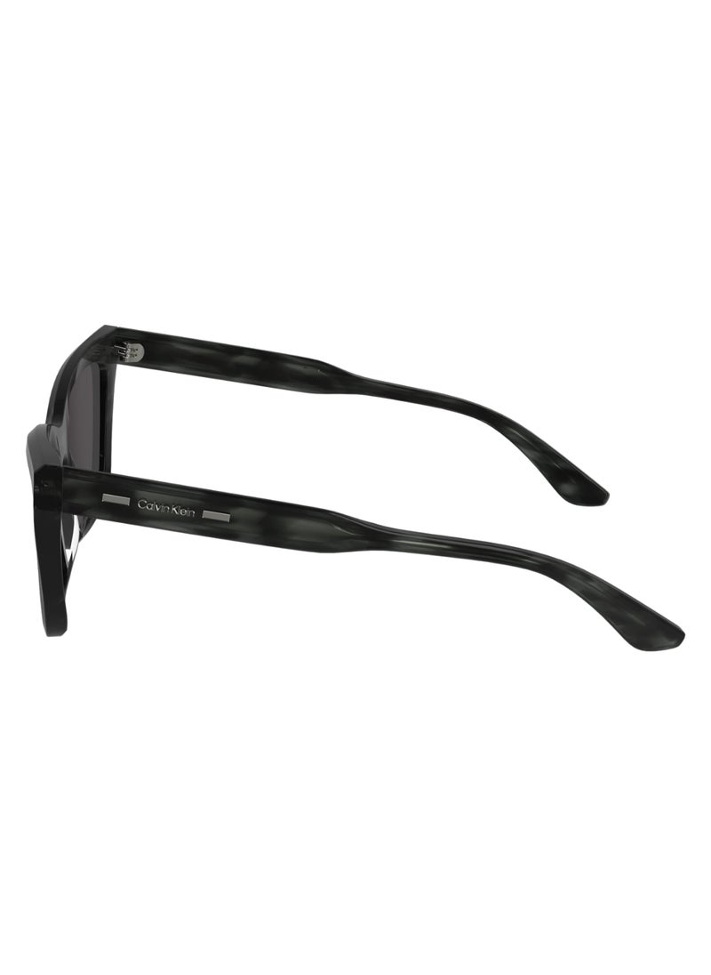CALVIN KLEIN FULL RIM ACETATE BUTTERFLY CALVIN KLEIN SUN CK24505S  5517 (023) STRIPED GREY  - Image 4