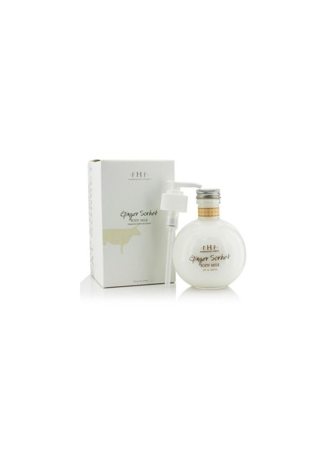 FarmHouse Fresh Ginger Sorbet Body Milk - Pump Top  - Image 2