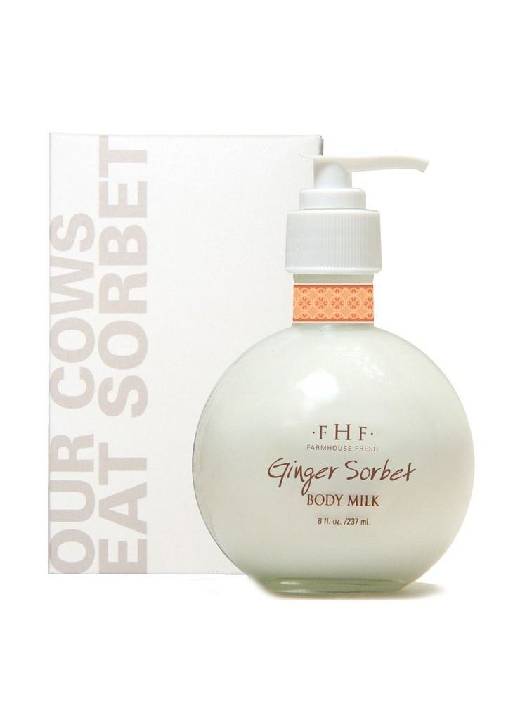 FarmHouse Fresh Ginger Sorbet Body Milk - Pump Top  - Image 1