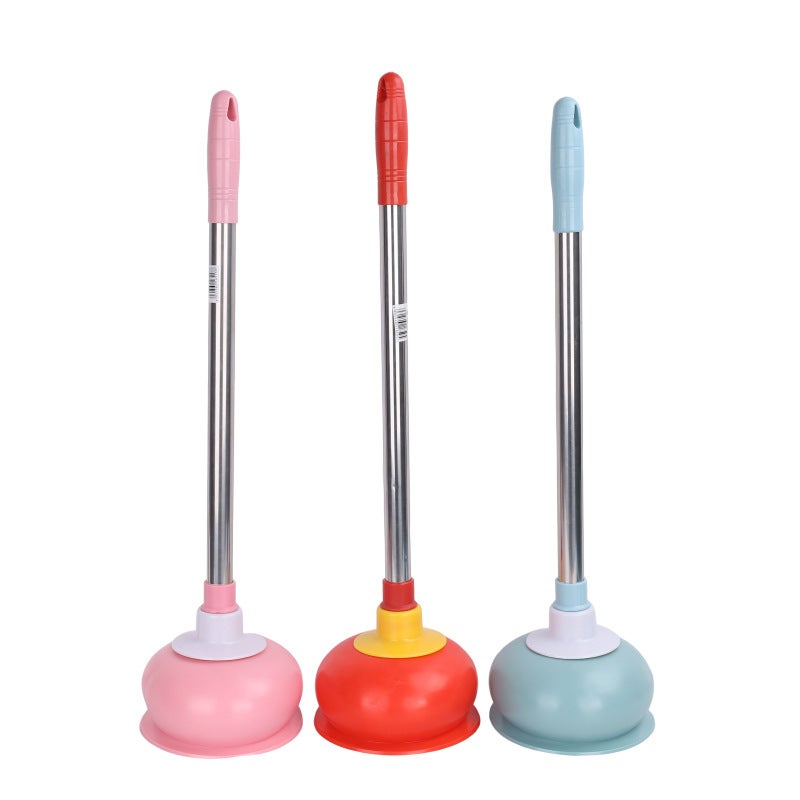 Generic Wholesale sewer pipe toilet dredge leather suction toilet pipe blockage dredge leather plunger toilet suction Twins (80 pieces) color random 