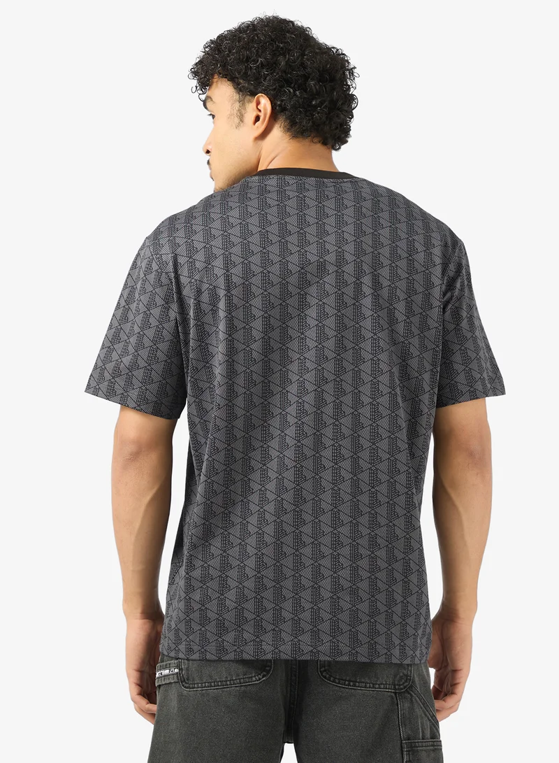 LACOSTE onogram Crew Neck T-Shirt