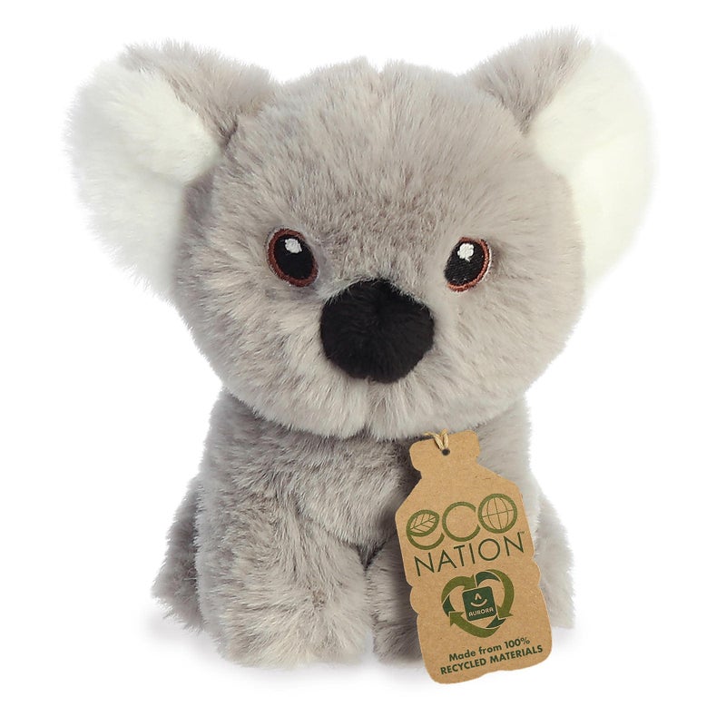 Aurora EcoFriendly Eco Nation Mini Koala Stuffed Animal  Environmental Consciousness  Recycled Materials  Gray 5 Inches - Image 1