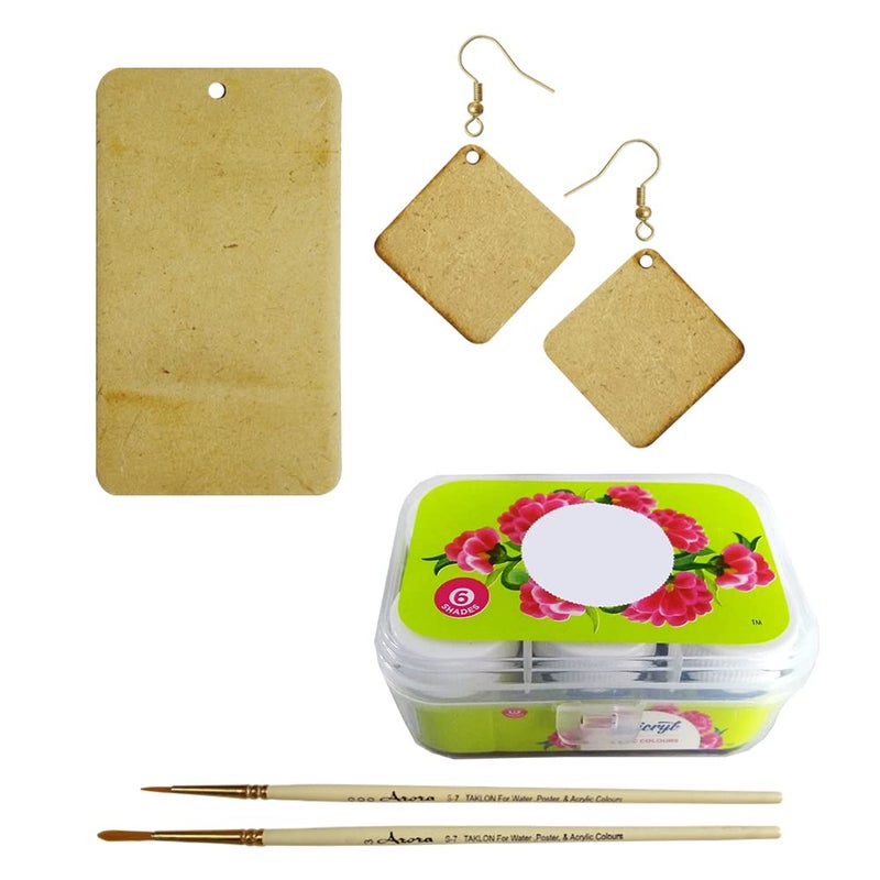 Penkraft Scandinavian Art on MDF Jewellery DIY Kit Free Video Tutorial - Image 2