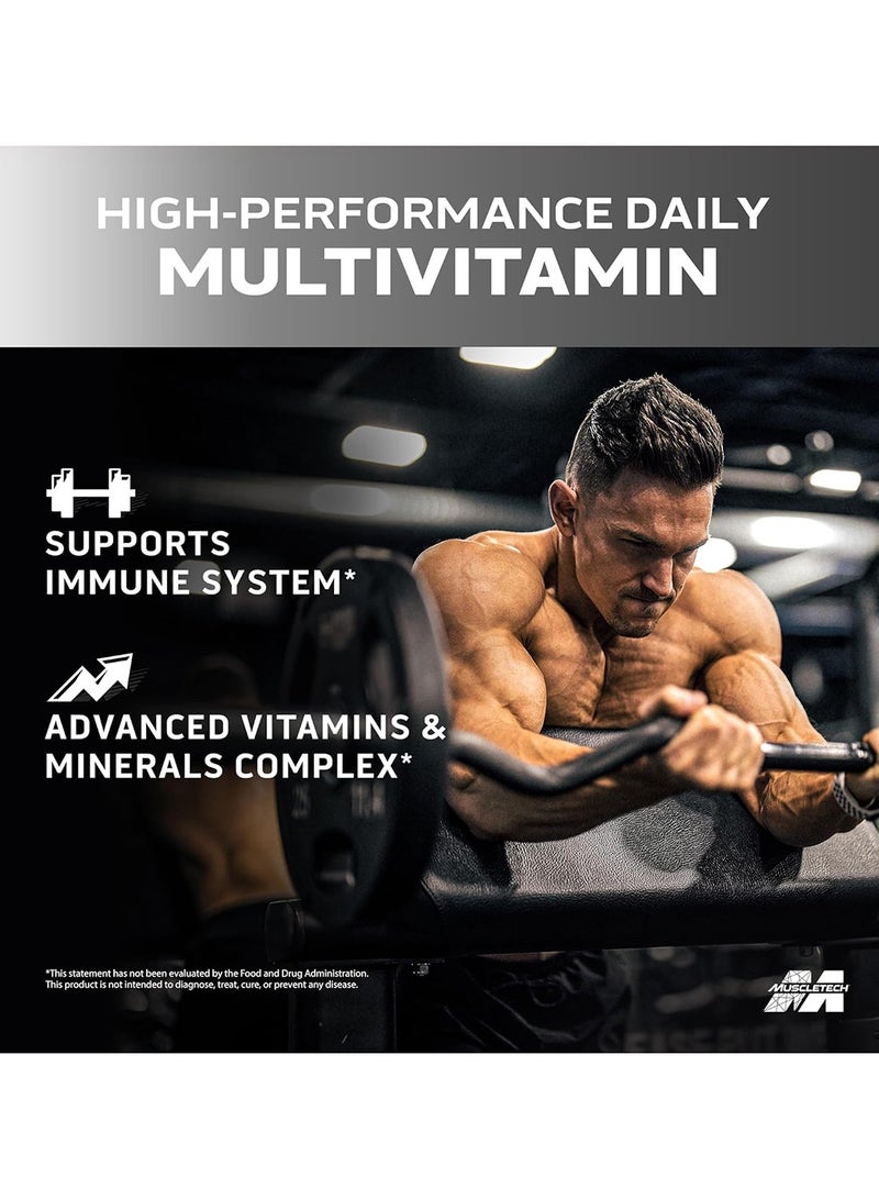 MuscleTech Platinum Multi Vitamin for Men Women Daily MultiVitamin Immune Support 90 Tablets - Image 3