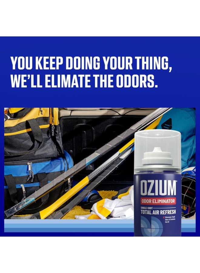 Ozium معطر هواء OZIUM® مزيل الروائح، 2 أونصة رذاذ واحد لتجديد الهواء بالكامل ومعطر هواء السيارة - أصلي - عبوة 4 - Image 3