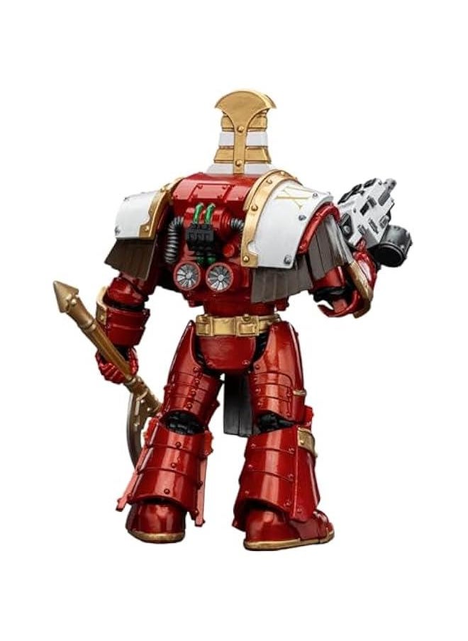 null - JOYTOY Warhammer The Horus Heresy Series, Sekhmet Terminator Cabal: Sekhmet with and Combi-Bolter and and Achea Force Weapon, 1/18 Scale Collectible Action Figure JT7349 - Image 1