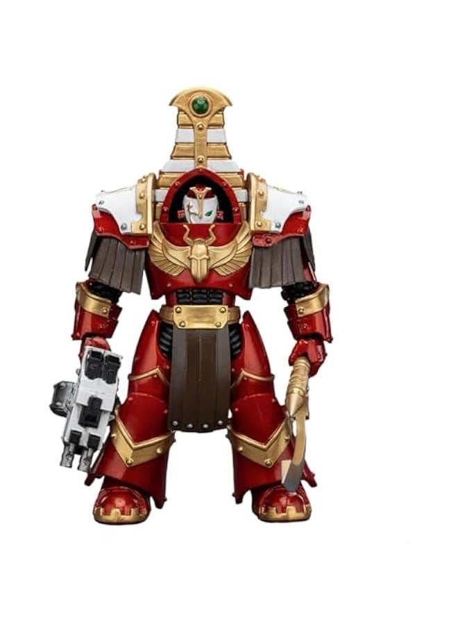 null - JOYTOY Warhammer The Horus Heresy Series, Sekhmet Terminator Cabal: Sekhmet with and Combi-Bolter and and Achea Force Weapon, 1/18 Scale Collectible Action Figure JT7349 - Image 1