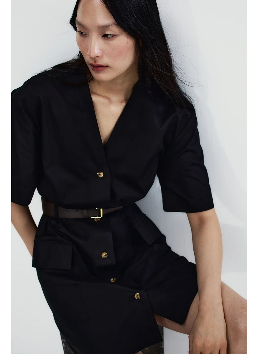 اتش اند ام Belted Utility Dress