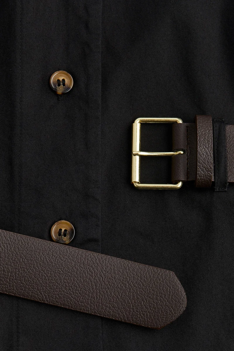 H&M Belted Button-Down Dress