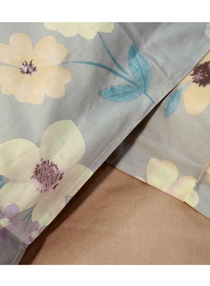 Refined Sulfur Cotton Luoyuan Grey Brown 200 * 230cm Bed Set of Four Pieces  - Image 3