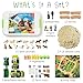 Kipipol 59 PCS Farm Sensory Bin Sandbox with Lid 22 LB Sensory Sand Kit for Boys Toddler Farm Toys 3 Take Apart Construction Trucks Sensory Toys for Kids 57 34 Up Kids Gifts for Boys and Girls - Image 4