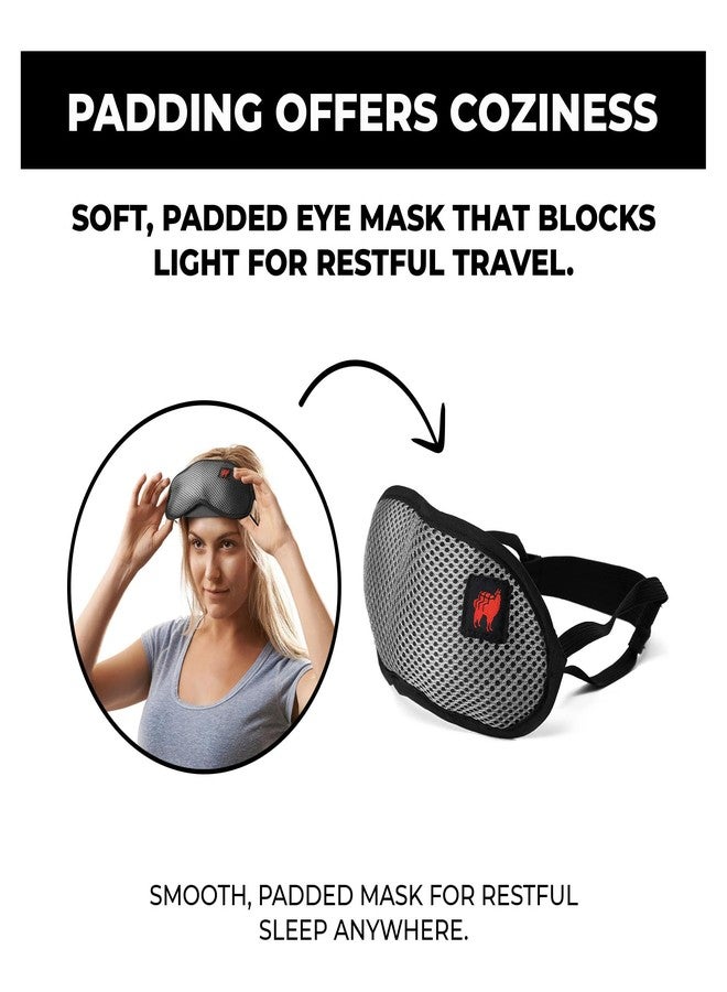Grand Trunk Blackout Travel Eye Mask, Black - Image 5
