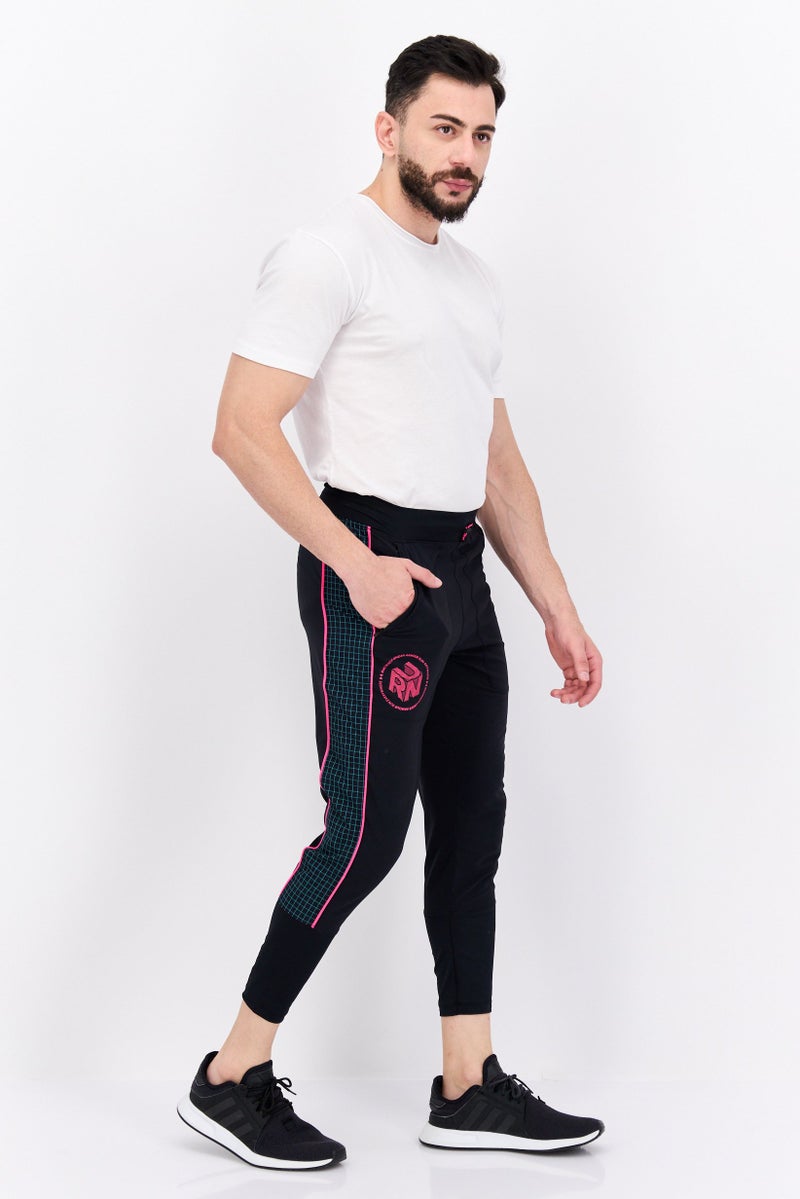 UNDER ARMOUR Men Fitted Brand Logo Training Pants, Black  - Image 4