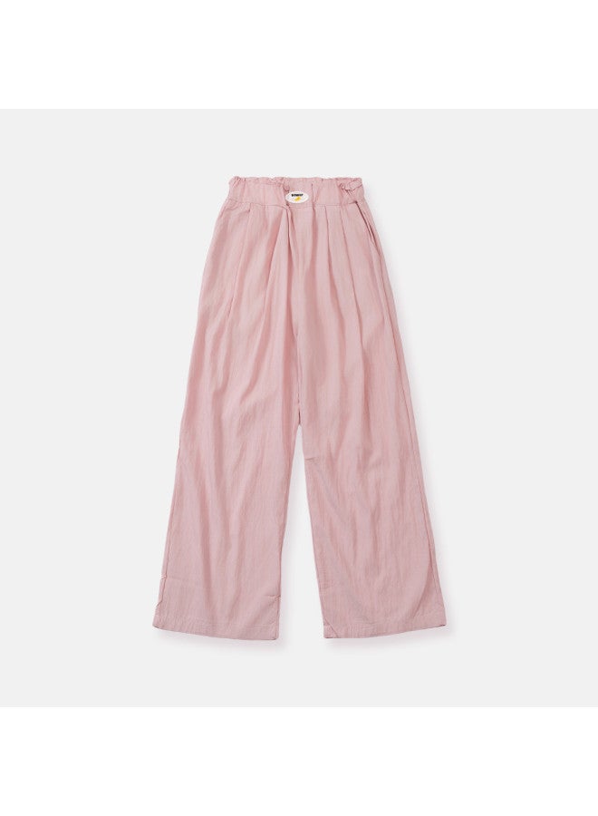 Bumblebee Girls' Mosquito-repellent Pants Thin Summer Kids' Wear Ice Silk Wide-leg Trousers Girls' Long Pants Big Kids' Yamamoto Straight Pants - Image 4