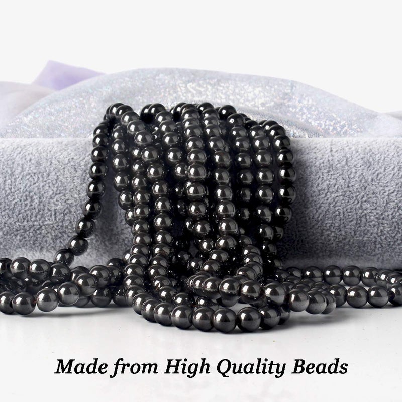 BONNY BOXX Natural Stretch Healing Gemstone Bracelet, 4/6/8mm Semi Precious Stone Bracelet for Men Women, Stress Relief Crystal Jewelry - Image 5