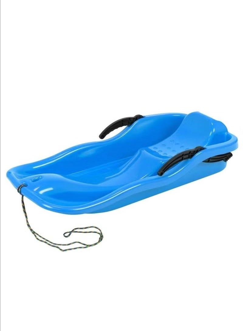 Generic Outdoor Plastic Skis, Snow and Grass Skis, Blue.  - Image 1