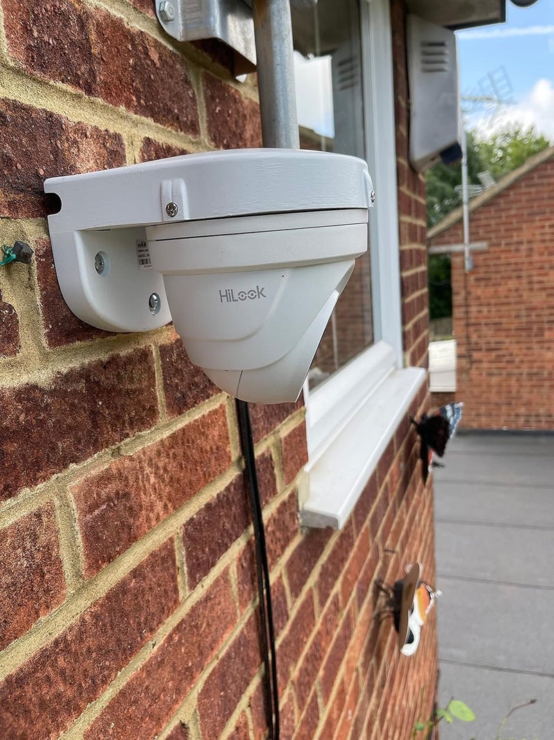 Bectro حامل تركيب L-Type من PVC صغير للتثبيت على الجدران الداخلية والخارجية لكاميرات CCTV الأمنية HD، IP، كاميرات الدوم، الكاميرات الرصاصة، وكاميرات PTZ الصغيرة - Image 3