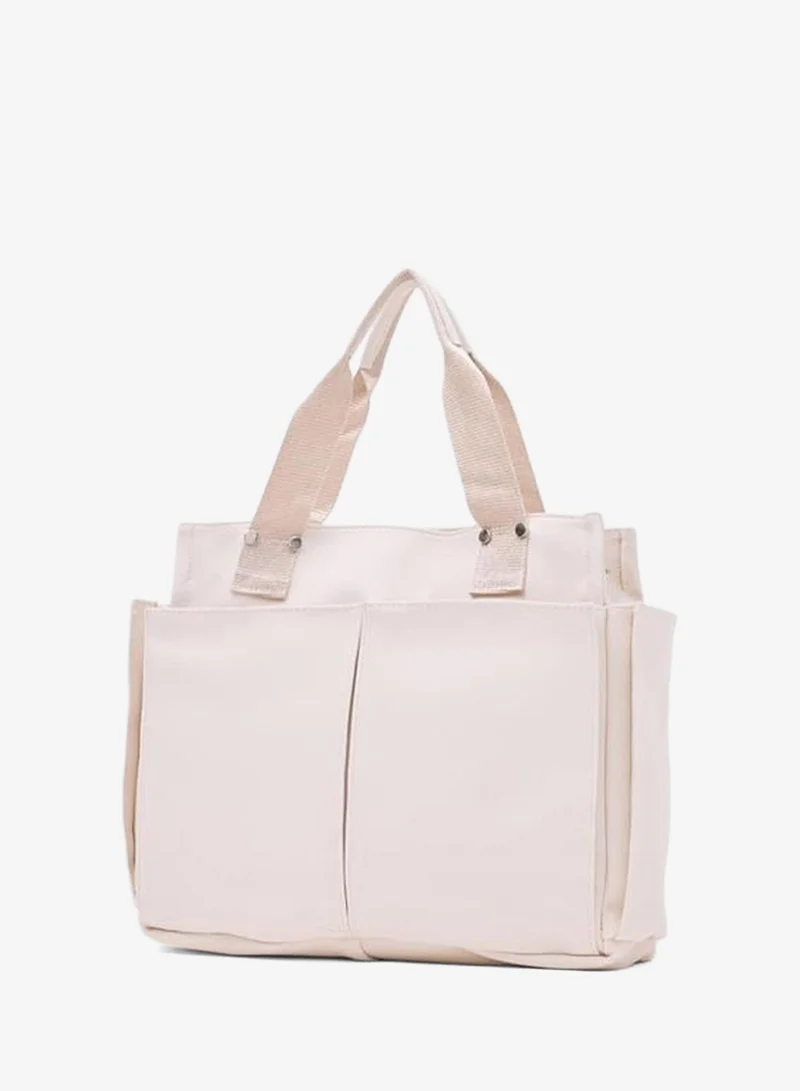 Shule Bags Milano Leather Document Bag – Cream.