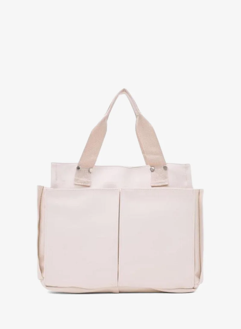 Shule Bags Milano Leather Document Bag – Cream.