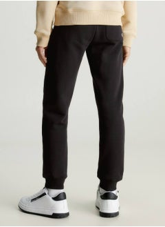 Calvin Klein Jeans Kids' Logo Terry Joggers -  soft cotton terry, Black  - Image 3