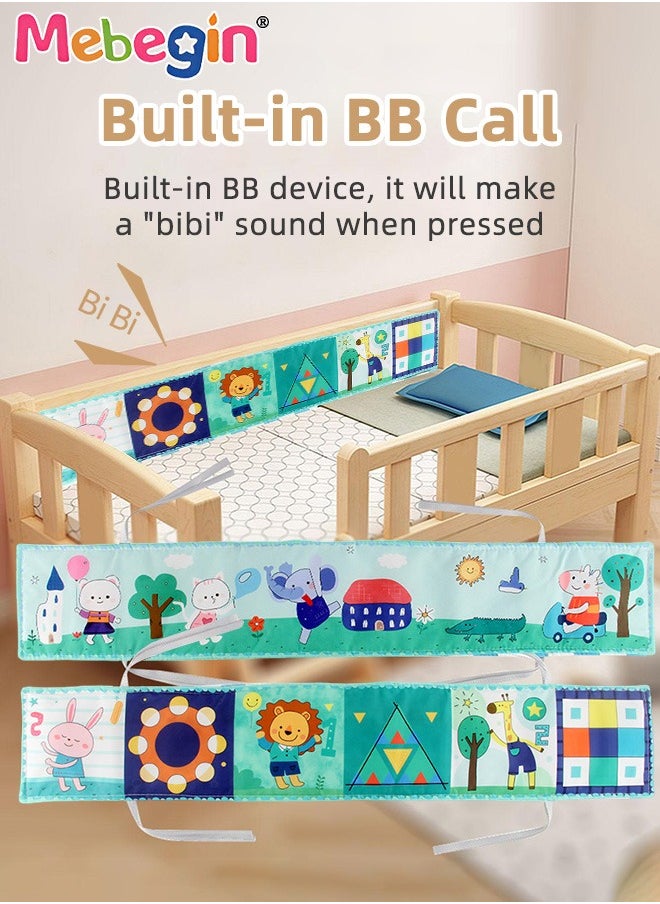 MEBEGIN 5PCS Baby Cloth Books with Strings and Sounds, Nontoxic Washable Cloth Books with Multiple Themes, Creative Sensory Toys, Colorful Early Education Toys, Suitable for Baby's Crib  - Image 3