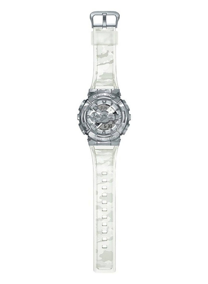 G-SHOCK G-STEEL Analog-Digital Men’s Watch GM-110SCM-1ADR, 51.9 mm Stainless Steel Bezel, Transparent Resin Strap, Shock-Resistant, Magnetic Resistant, 200 m WR - Image 3