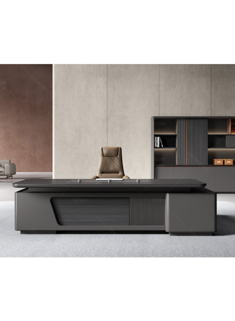 طاولة مكتب هوي مي ZY-280-T التنفيذية، لون رمادي