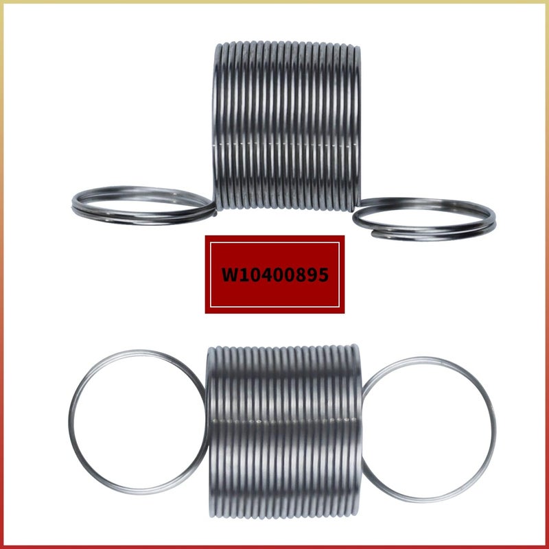 SUUJI نوابض تثبيت حوض الغسالة W10400895 - 4 قطع، قطع غيار لغسالات تتوافق مع غسالات Whirlpool وKenmore وRoper وMaytag. تحل محل القطع LP22618، PS3497596، AH3497596، EA3497596، 1938554. - Image 4