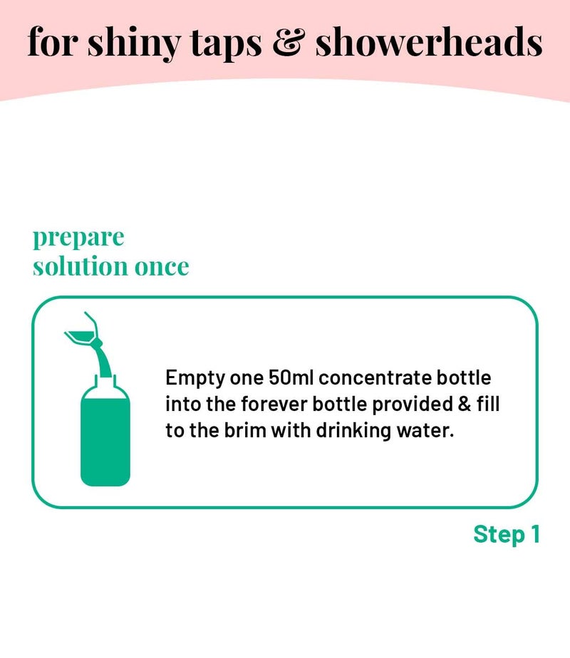 Born Good Eco-Friendly Plant Based Tap And shower Cleaner, Removes Hard-Water Stain And Dissolves Limescale - 500 ml (Pack of 1) Spray Bottle - Image 5