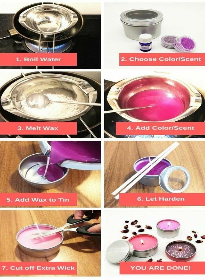 ساينس جَن فن مجموعة شمع شموع خالية من السخام - مثالية لتنمية مهاراتك الإبداعية في صناعة الشموع - 4 عبوات - Image 5