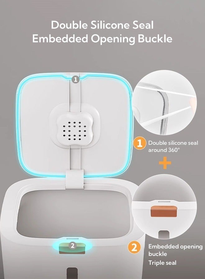 موزع أرز كبير، حاوية تخزين حبوب كبيرة، حاوية تخزين طعام مع غطاء مقاوم للرطوبة، موزع حبوب منزلي، كوب قياس، حاوية تخزين المطبخ (5 كجم/10 كجم/15 كجم) - Image 3