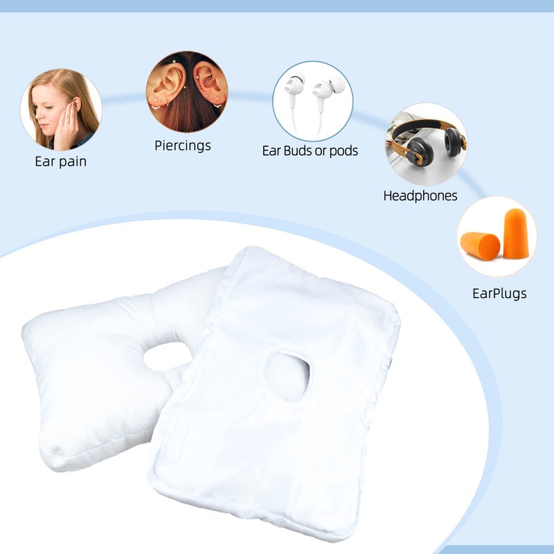 pinklilycare Pillow with a Hole for CNH and Ear Pain Ear Inflammation Pressure Sores Side Sleeping Pillow Ear Guard Pillow - Image 4