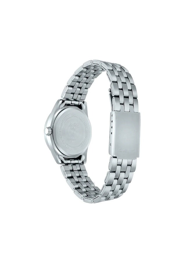 Casio Women's Watch - LTP-1335D-1A2VDF Black Dial, Silver Band - Image 3