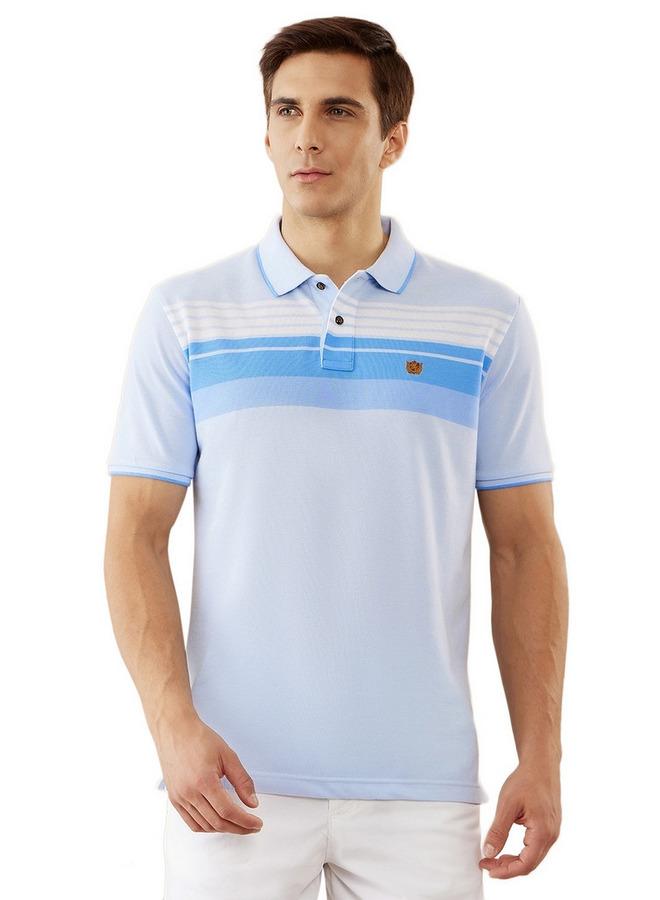 Fahrenheit Striped Polo T-shirt - Image 1