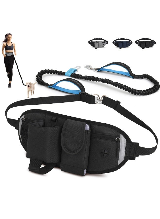 LANNEY Hands Free Dog Running Leash with Multi-Pocket Waist Belt - Image 4