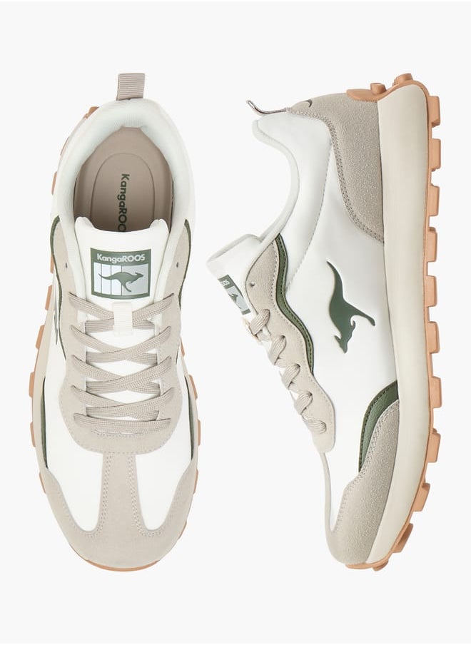 kangaROOS - Men's Logo Print Sports Shoes with Lace-Up Closure - Image 1
