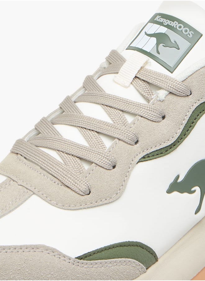 kangaROOS - Men's Logo Print Sports Shoes with Lace-Up Closure - Image 1
