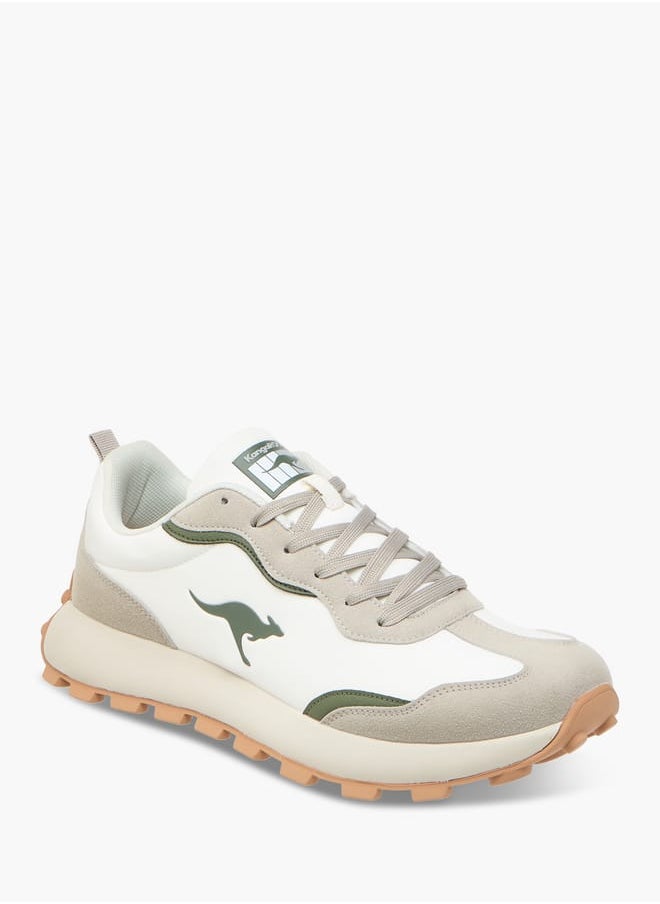 kangaROOS - Men's Logo Print Sports Shoes with Lace-Up Closure - Image 1