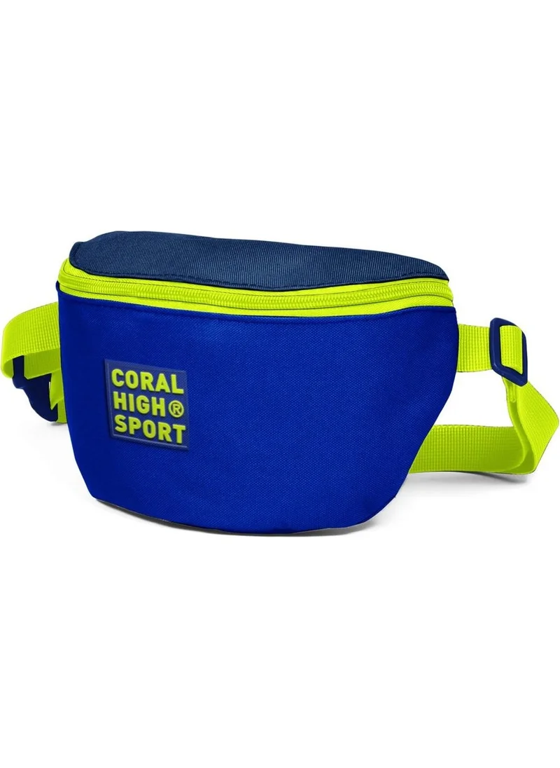 كورال هاي Sport Saks Navy Blue Waist Bag 22615