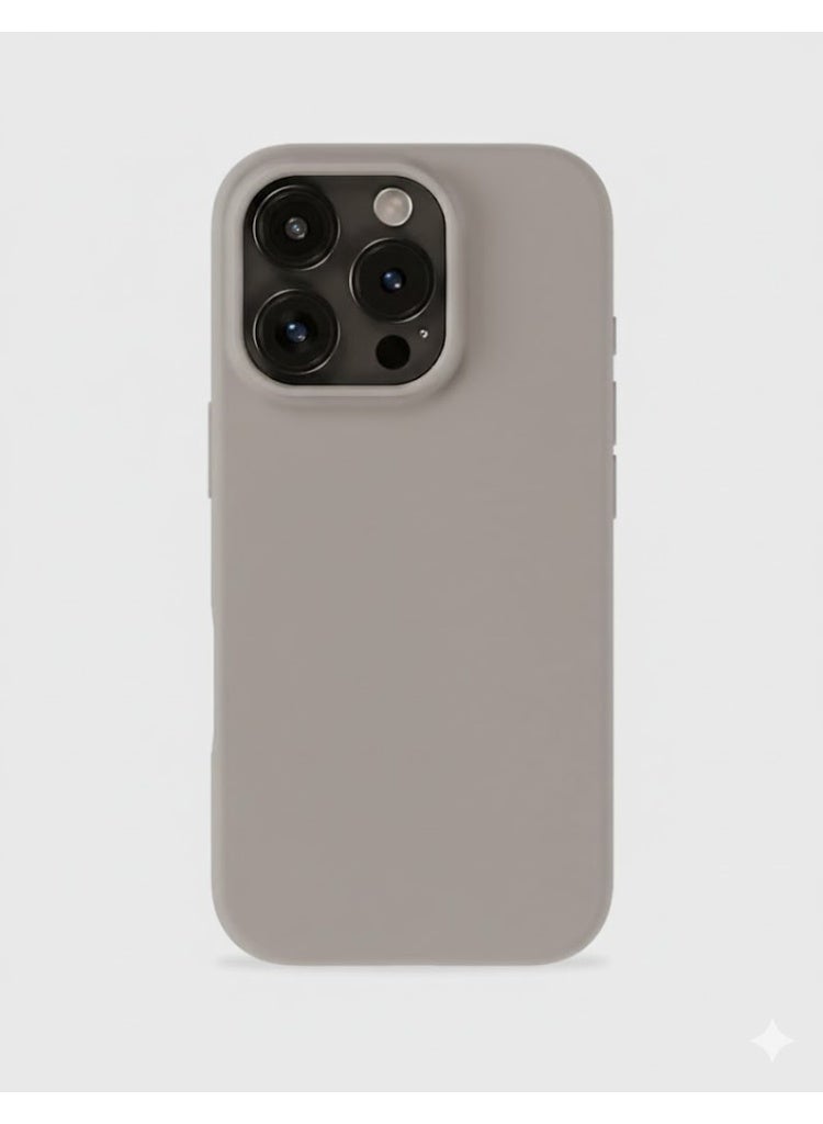 Blix Apple iPhone 16 Pro Silicone Cover Beige - Premium 2.0mm TPU Silicon, Enhanced Camera Protection with Lens Shield, Shockproof & Water-Proof Cover for Apple iPhone 16 Pro - Image 2