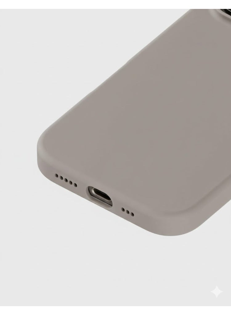Blix Apple iPhone 16 Pro Silicone Cover Beige - Premium 2.0mm TPU Silicon, Enhanced Camera Protection with Lens Shield, Shockproof & Water-Proof Cover for Apple iPhone 16 Pro - Image 4