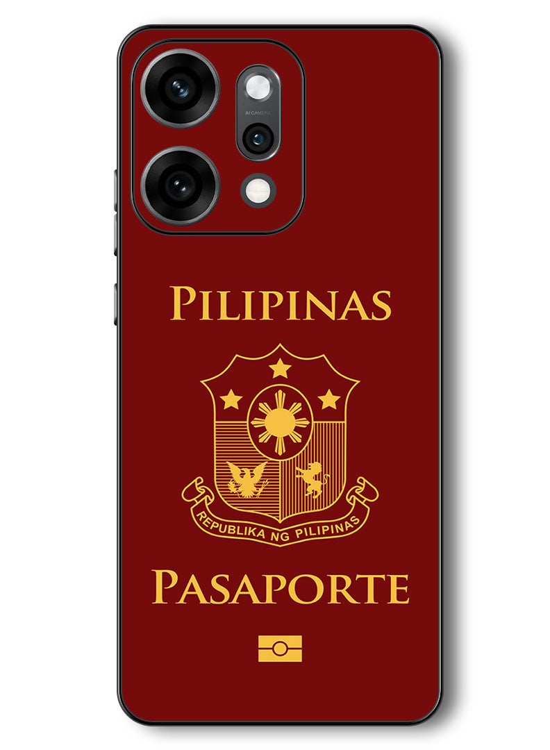 Theodor Case Compatible with Oppo Reno 14 Pro 6.83 Inch Protection Shockproof Bumper Cover Philippines Passport - Image 1