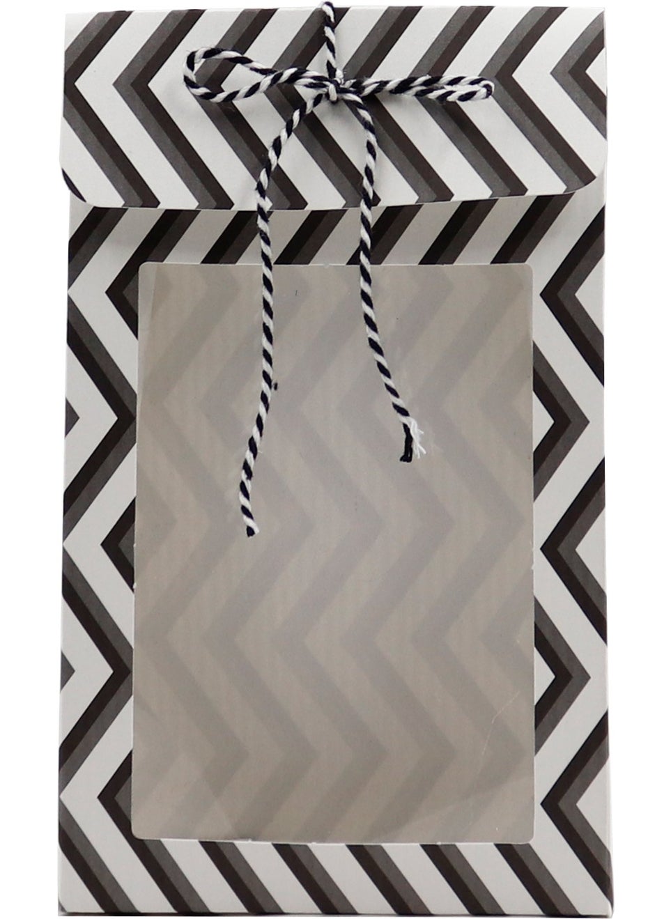 Repro Design Striped Special Design 12 x 20 x 5 cm Acetate Bag Model Box, Gift Box 1 Piece  - Image 2