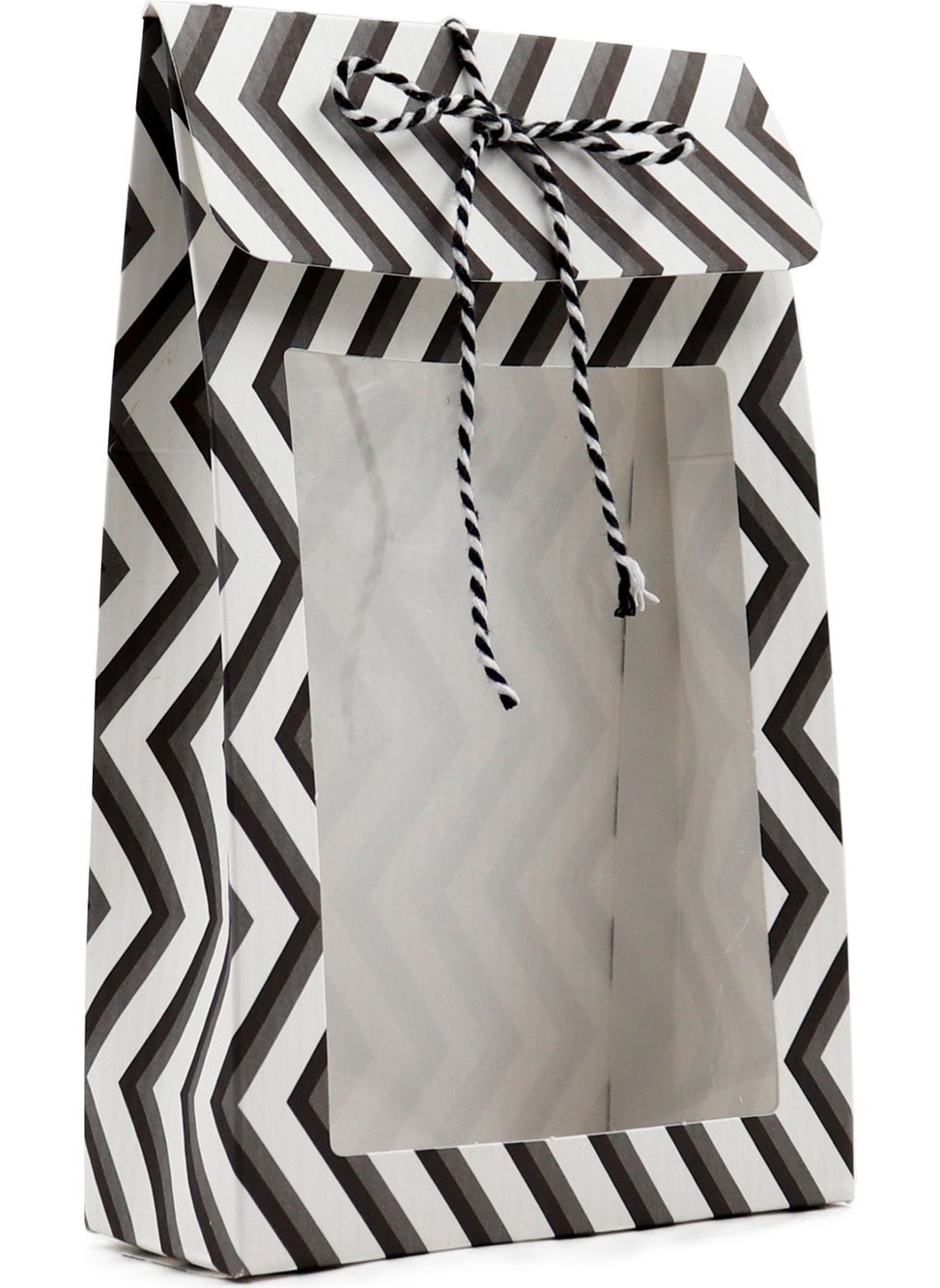 Repro Design Striped Special Design 12 x 20 x 5 cm Acetate Bag Model Box, Gift Box 1 Piece  - Image 4