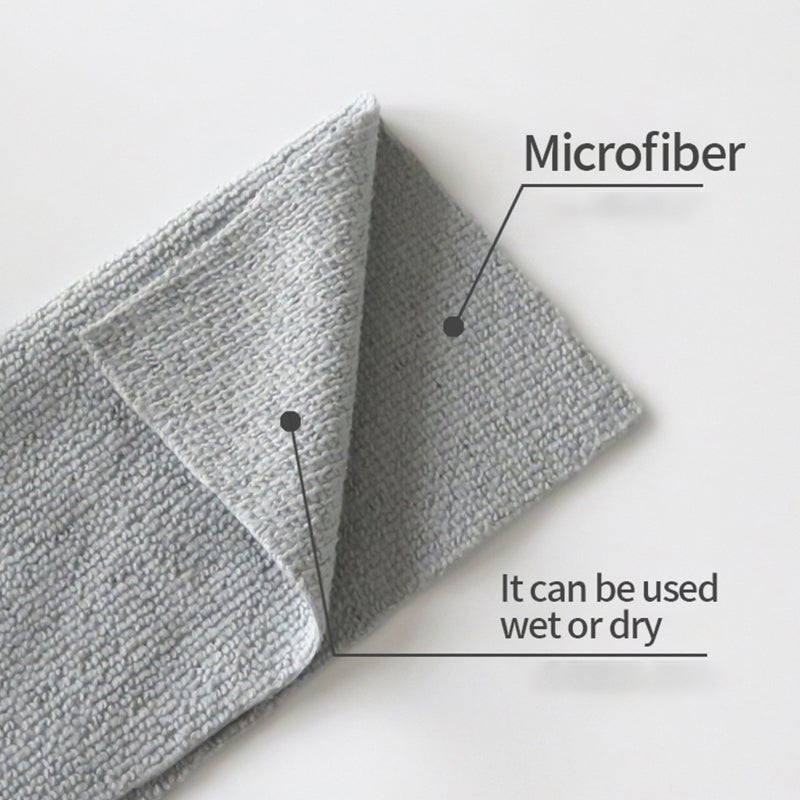 Microfiber Cleaning Cloths - 20 Pack 7.87 X 7.87 Inches Super Absorbent Reusable Or Disposable Wipes for Home Kitchen Auto Office Gym Construction Site - Image 2