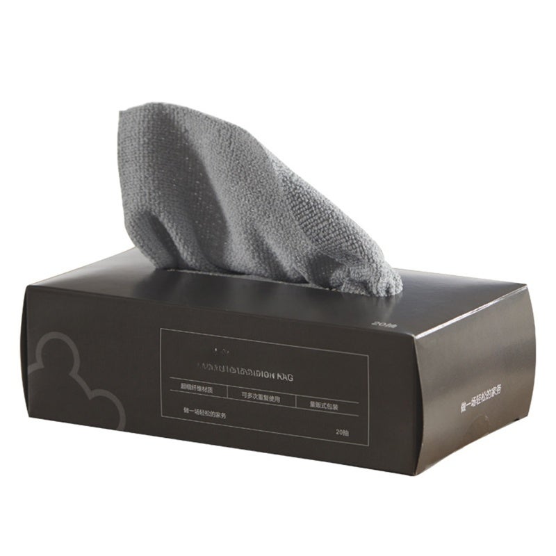 Microfiber Cleaning Cloths - 20 Pack 7.87 X 7.87 Inches Super Absorbent Reusable Or Disposable Wipes for Home Kitchen Auto Office Gym Construction Site - Image 1