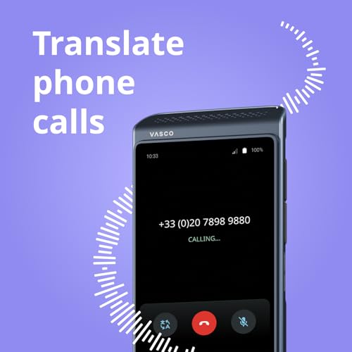 Vasco Electronics Vasco Translator Q1 | AI Voice Cloning Language Translator Device | 113 Languages | Free Lifetime Internet in Nearly 200 Countries | Slate Blue - Image 3