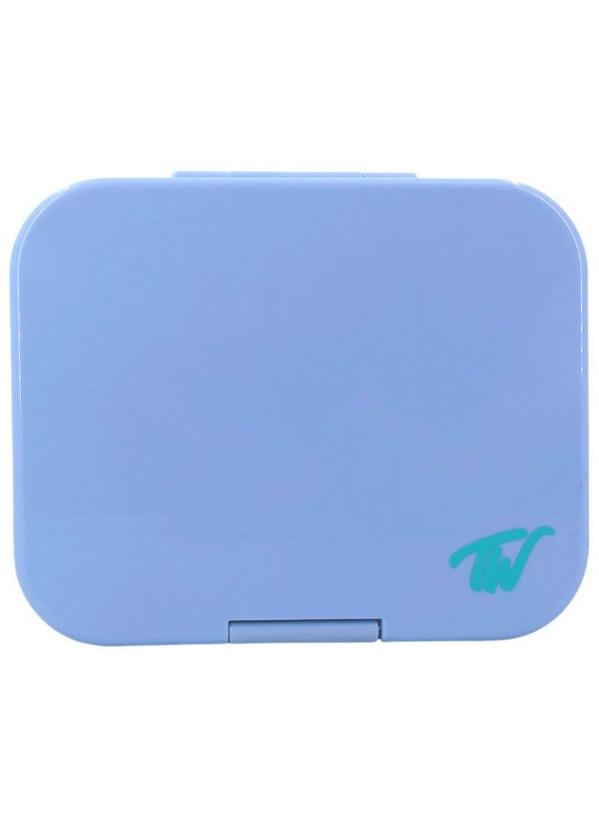 TINY WHEEL 4-Compartment Printed Bento Lunch Box for Kids Baby Blue 4 x 20 x 16 cm 9850 - Image 4