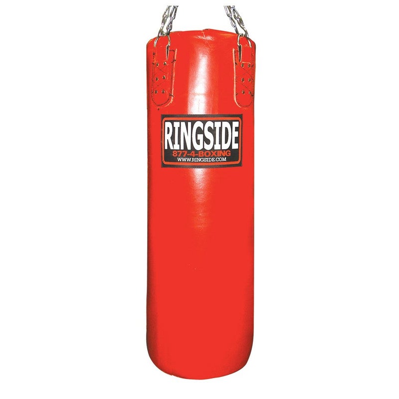 Ringside Leather Heavy Bag - Unfilled (Red) - Image 1