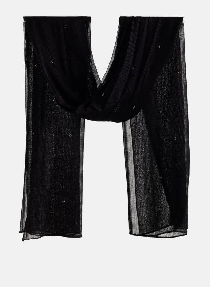 Carina Embroidered Clusters Scarf - Image 1